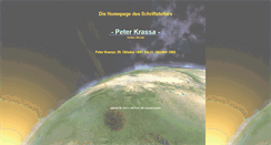 Desktop Screenshot of peterkrassa.alien.de