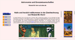 Desktop Screenshot of horn.alien.de