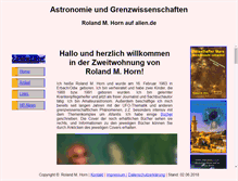 Tablet Screenshot of horn.alien.de